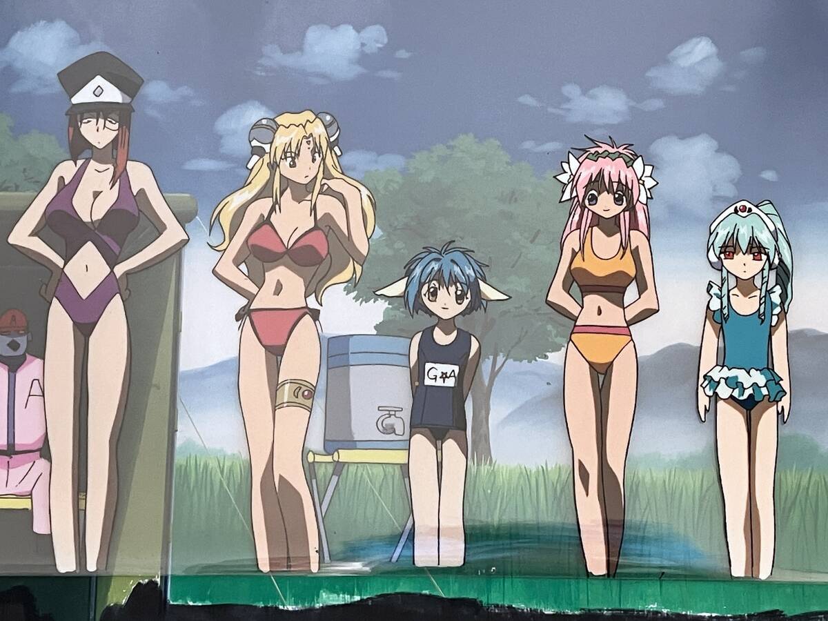 ギャラクシーエンジェル 直筆 セル画 原画 11枚セット 直筆背景 ギャラクシーエンジェル 直筆 セル画 原画 11枚セット 直筆背景