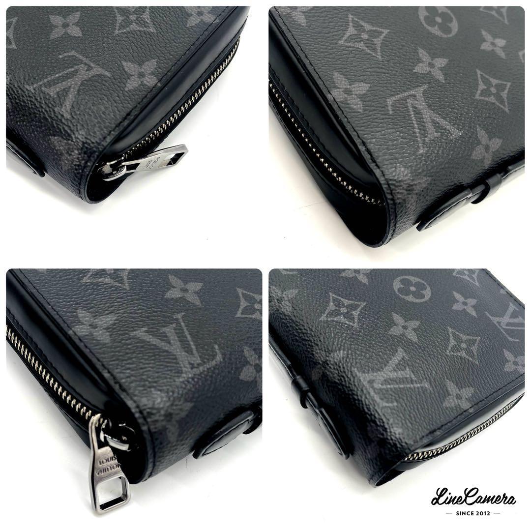 極美品】ルイヴィトン モノグラム エクリプス ジッピー 極美品】ルイヴィトン モノグラム エクリプス ジッピー