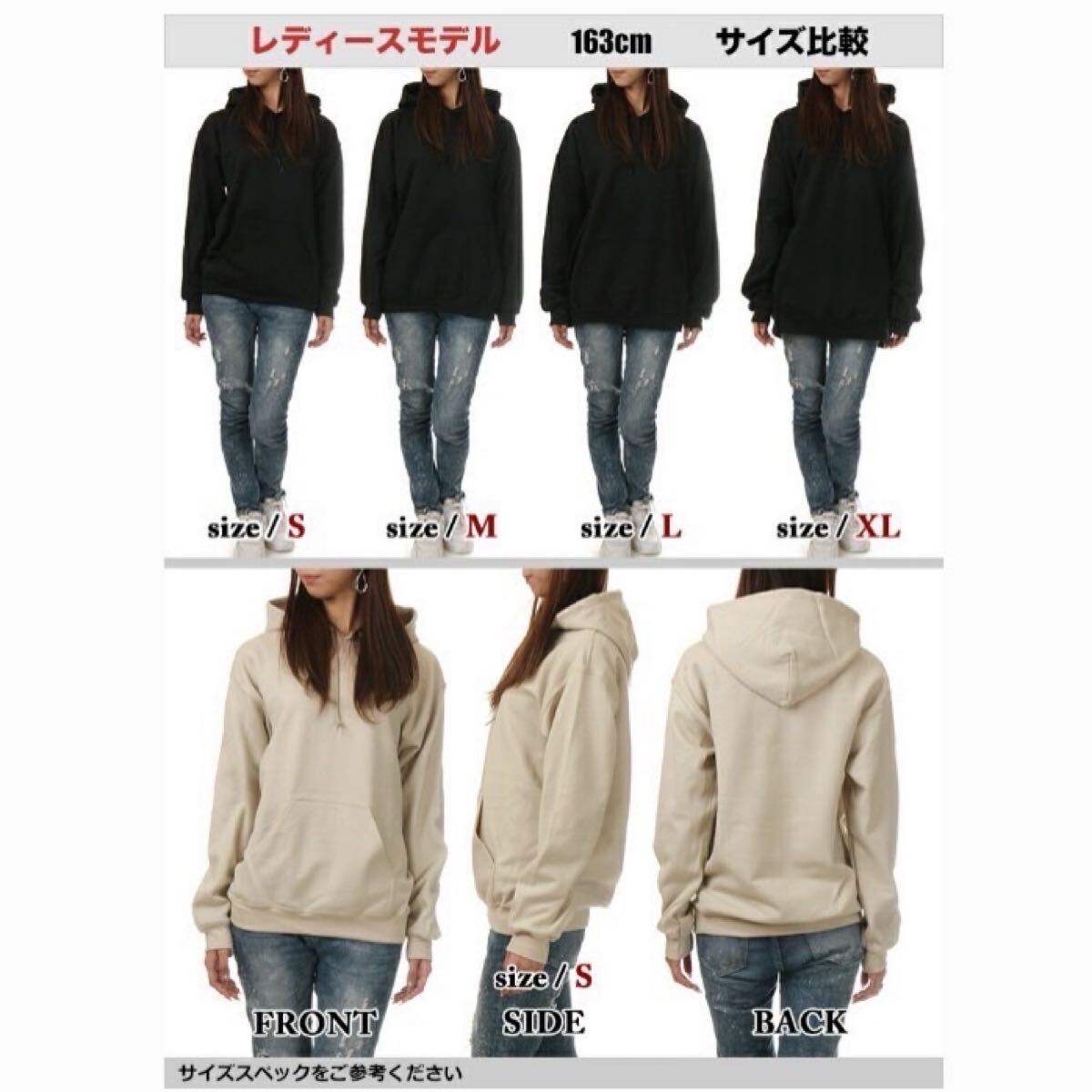 【ギルダン】新品未使用 8oz 裏起毛 プルオーバー パーカー セーフティオレンジ 蛍光オレンジ 2XLサイズ GILDAN 18500_画像7