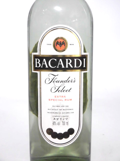 L2】バカルディ ファウンダーズセレクト 90年代 正規品【BACARDI