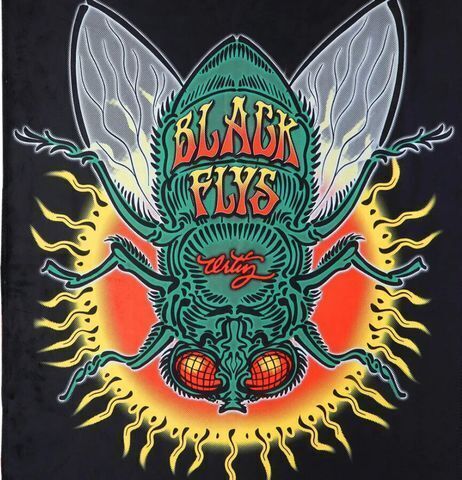2025 COLLECTION 人気のコラボUSモデル！ブラックフライ（BLACKFLYS）【OPIE FLY COLLAB TEE】コラボモデル Tシャツ BF200-US36A Navy【L】