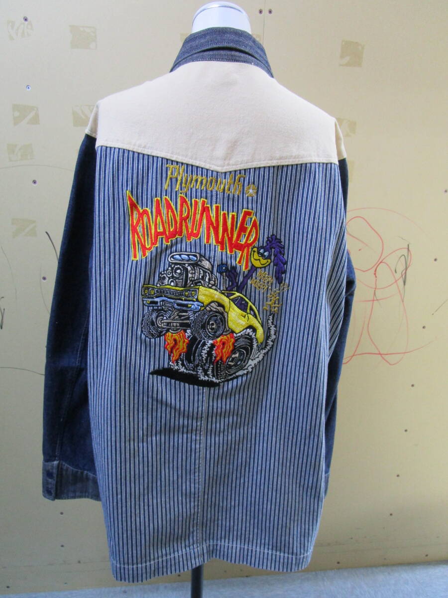 【フェローズ　ストライプ　ジャケット?】ファッション　メンズ　ROAD RUNNER　刺繍　日本制　【C8-3②】20250221