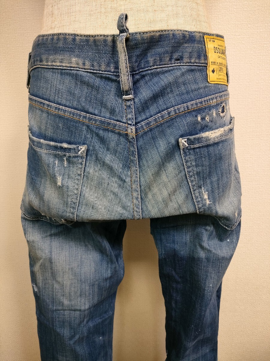 1円〜 DSQUARED2 ディースクエアード デニム パンツ ダメージ 1円〜 DSQUARED2 ディースクエアード デニム パンツ ダメージ