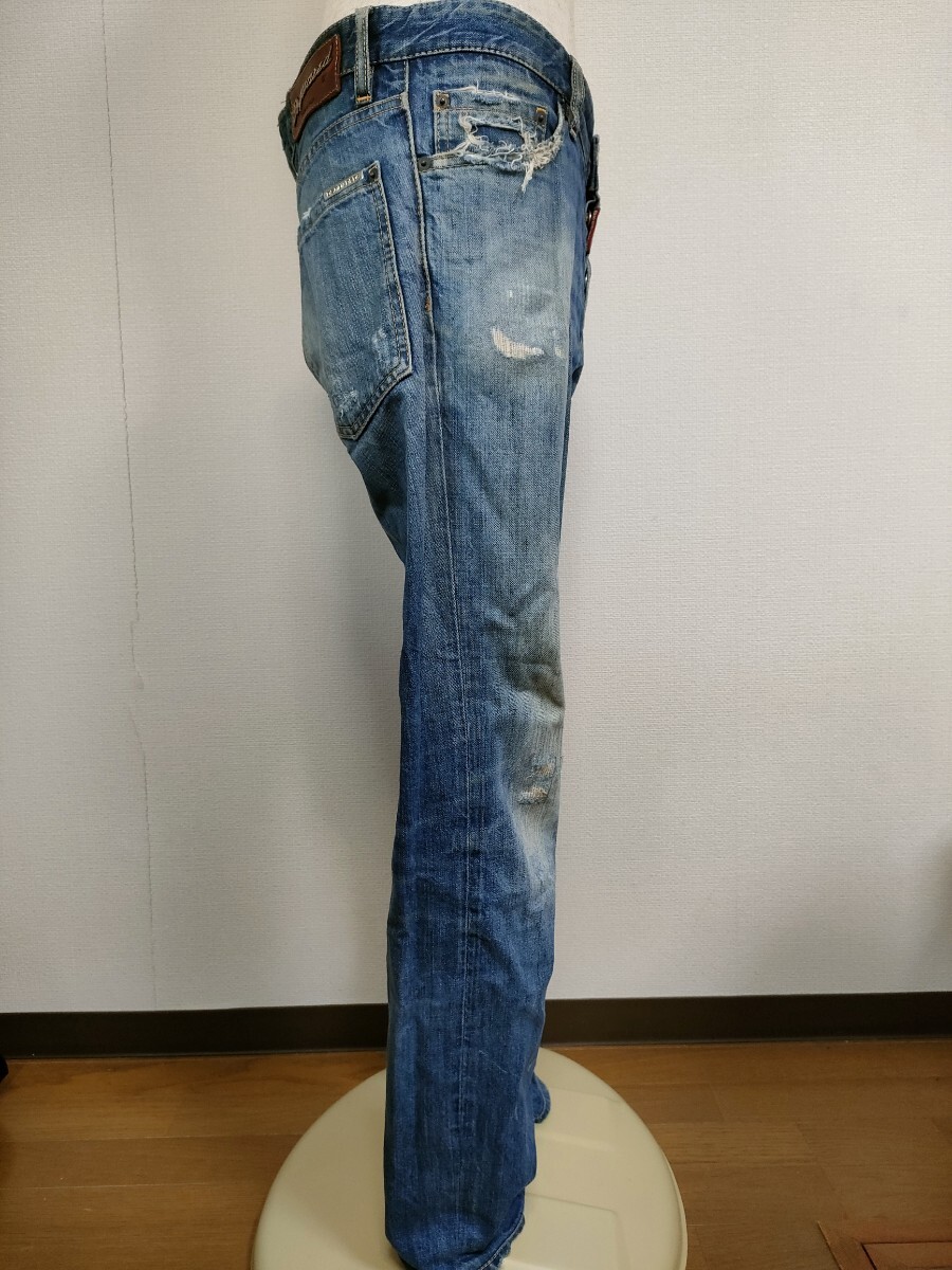 1円〜 DSQUARED2 ディースクエアード デニム パンツ ダメージ 1円〜 DSQUARED2 ディースクエアード デニム パンツ ダメージ