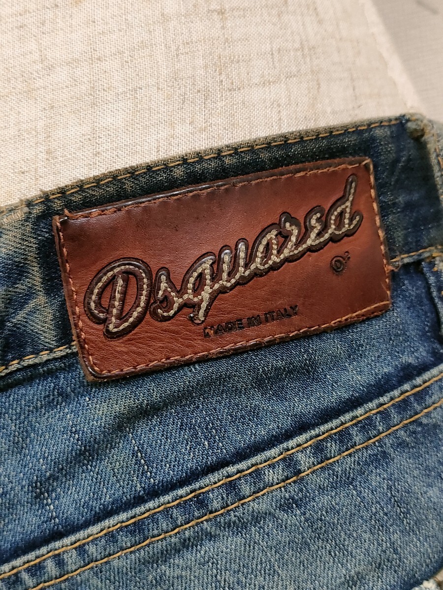 1円〜 DSQUARED2 ディースクエアード デニム パンツ ダメージ 1円〜 DSQUARED2 ディースクエアード デニム パンツ ダメージ