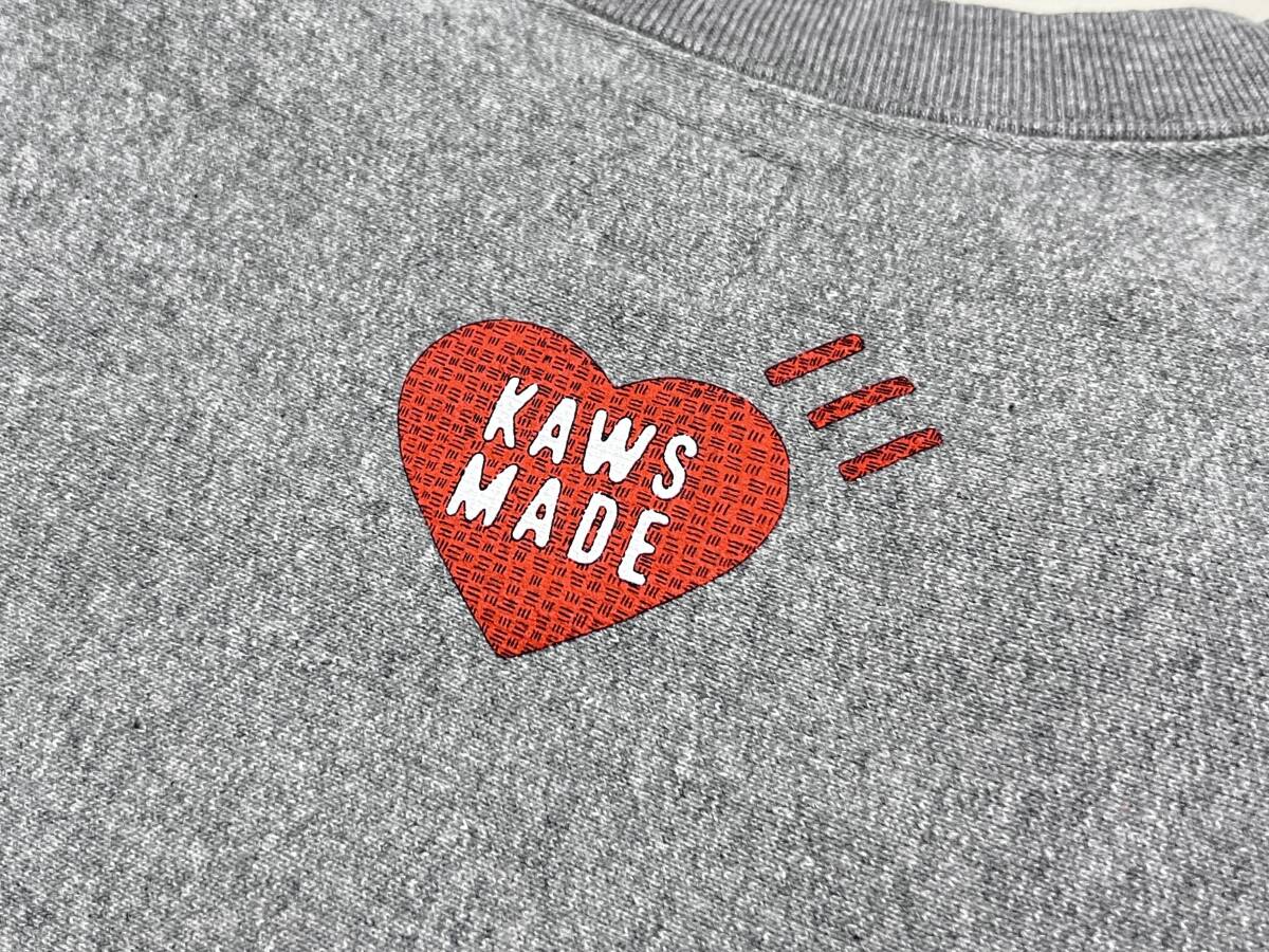 Human Made x KAWS Sweatshirt Grey Men's - FW23 - US