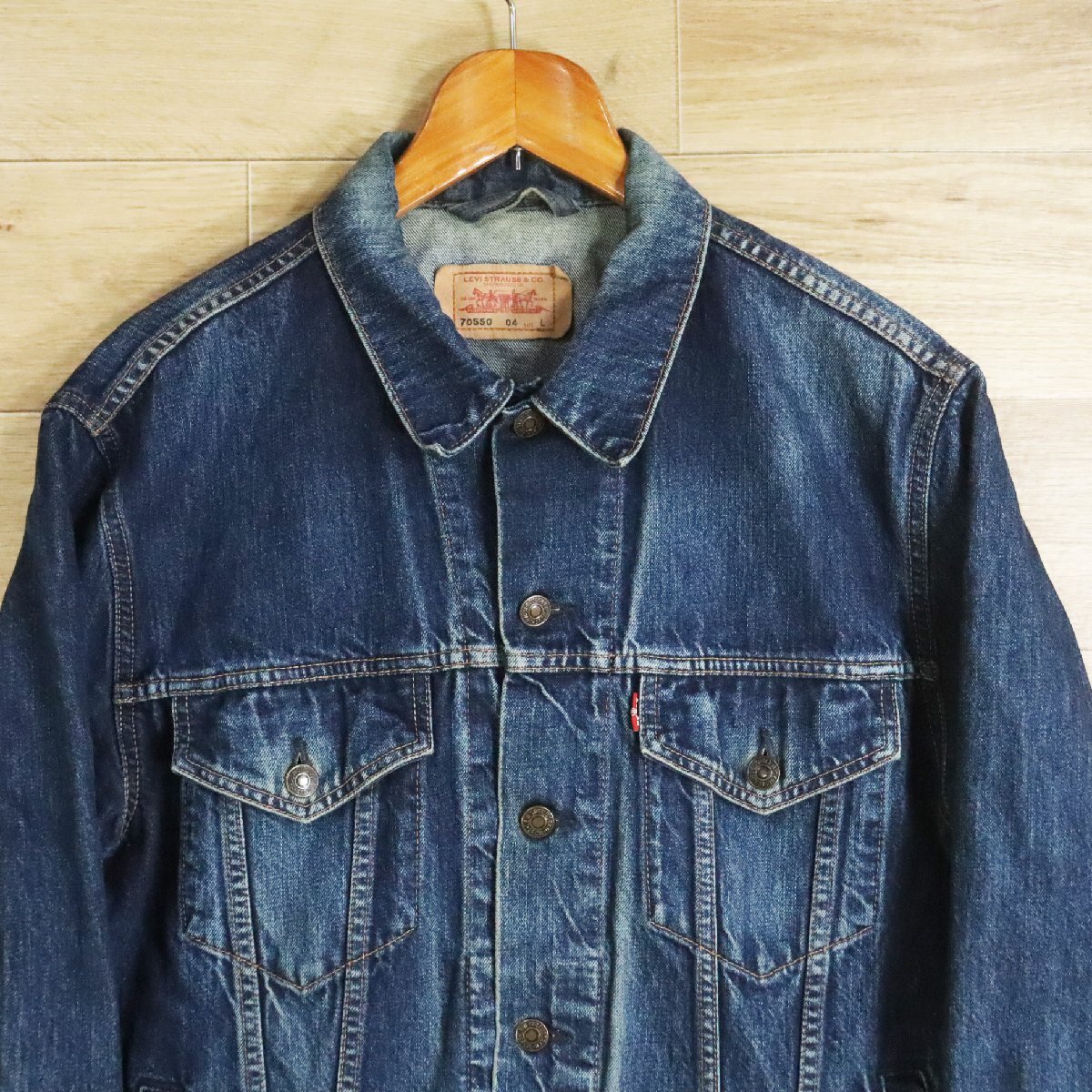 2T/O2.19-7 Levi's ユーロリーバイス70550 04 ジージャン L 2T/O2.19-7 Levi's ユーロリーバイス70550 04 ジージャン L
