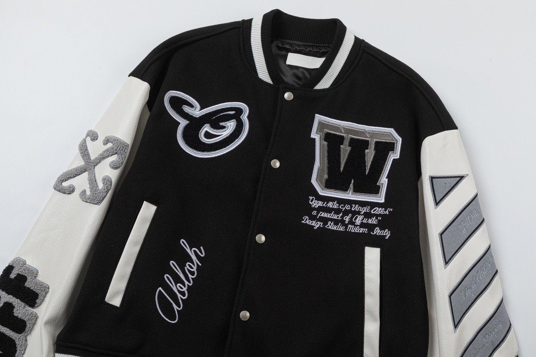 OFF-WHITE オフホワイト Orange Letters Embroidered wool down OFF-WHITE オフホワイト Orange Letters Embroidered wool down