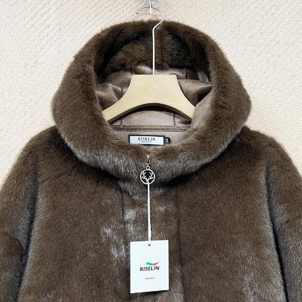 最高級ヨーロッパ製※定価10万◇ブルガリア発※RISELIN ファー 最高級ヨーロッパ製※定価10万◇ブルガリア発※RISELIN ファー