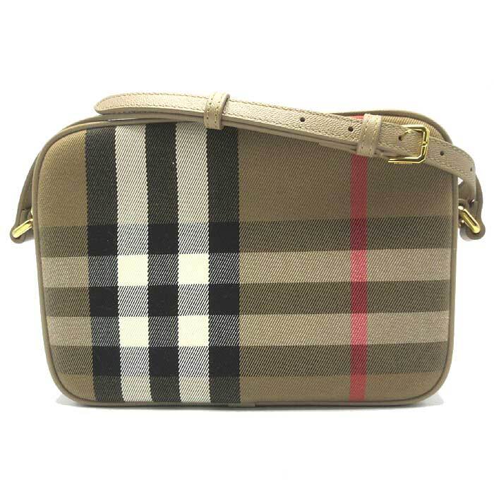 バーバリー ショルダーバッグ BURBERRY LONDON コットン レザー