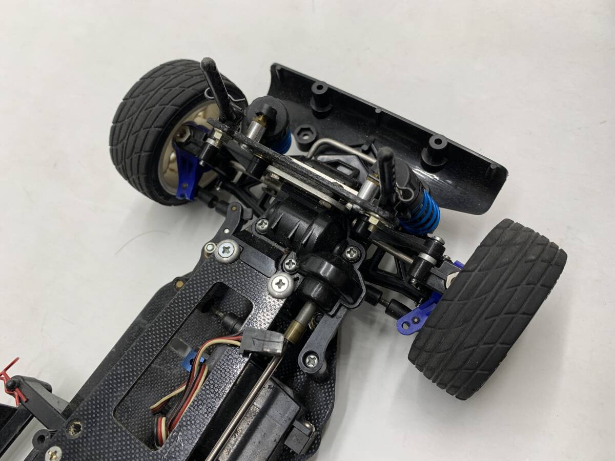 ジャンク タミヤ 1/10 電動RCカー TA02？ シャーシ ラジコン