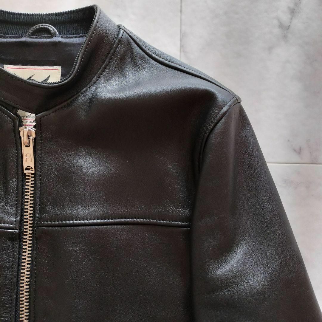 白タグ 666LeatherWearトリプルシックス ステアハイド シングル 白タグ 666LeatherWearトリプルシックス ステアハイド シングル