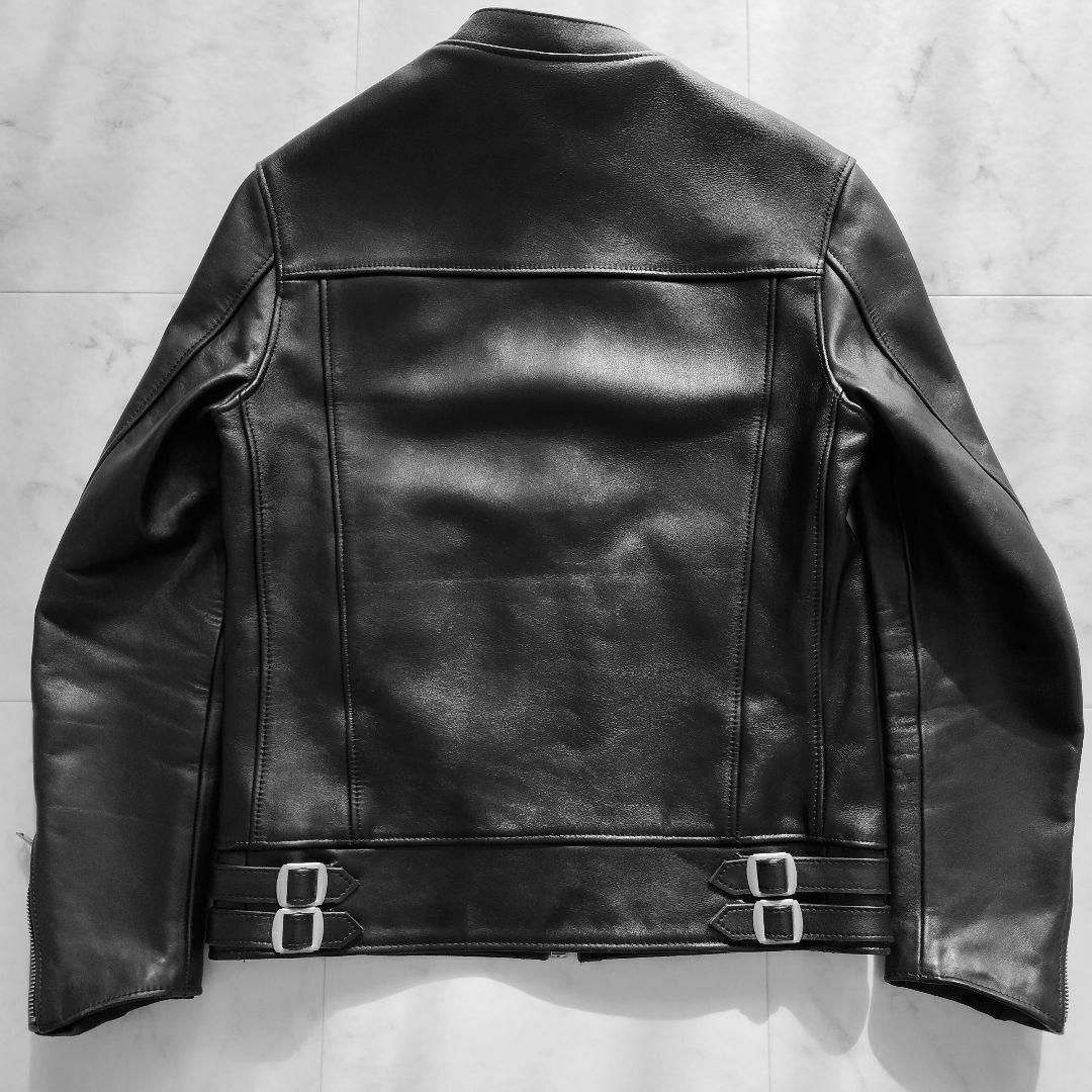 白タグ 666LeatherWearトリプルシックス ステアハイド シングル 白タグ 666LeatherWearトリプルシックス ステアハイド シングル