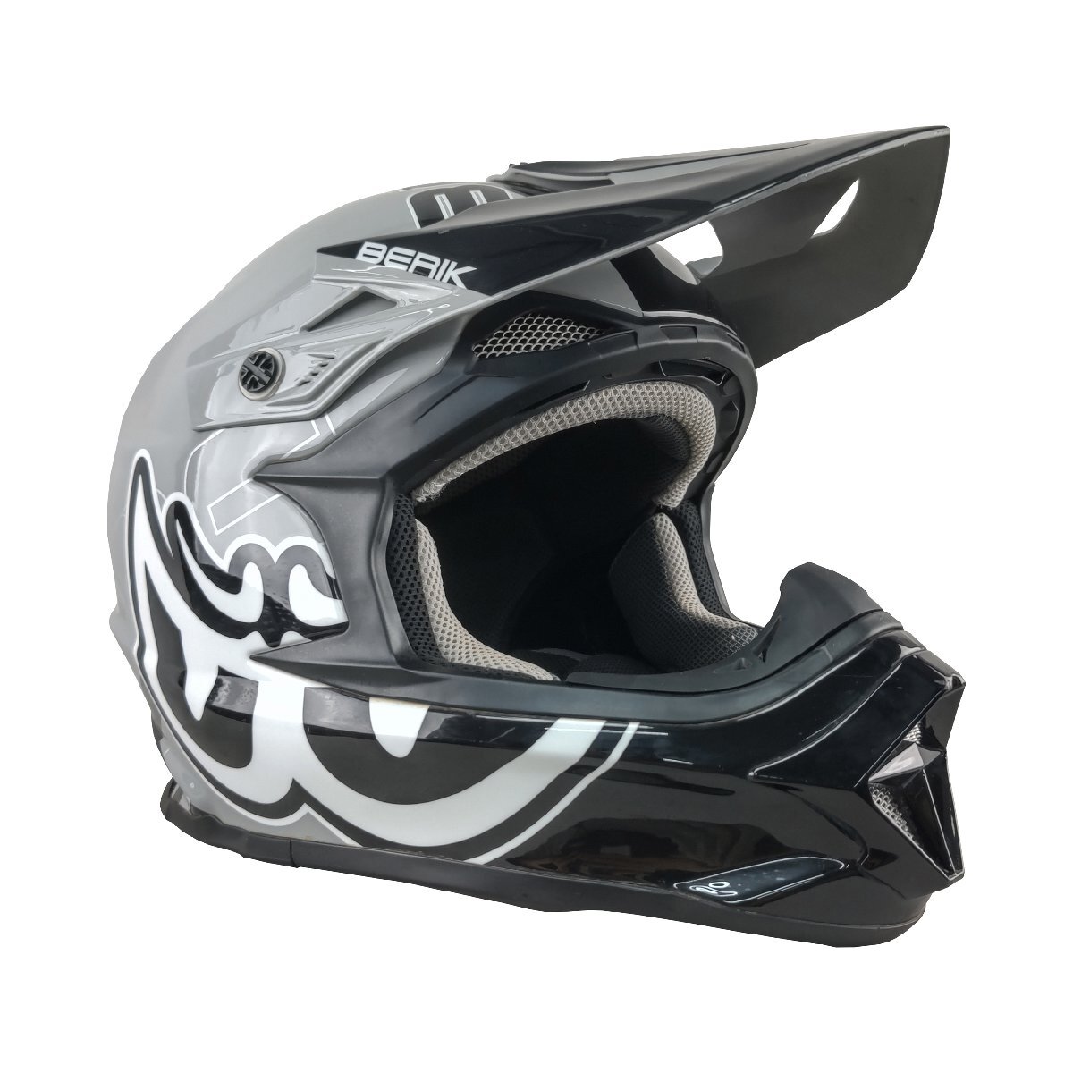 BERIK ベリック オフロード ヘルメット HEL-239201-BK GREY XXLサイズ モトクロス エンデューロ 【バイク用品】 マッドジャンパー2