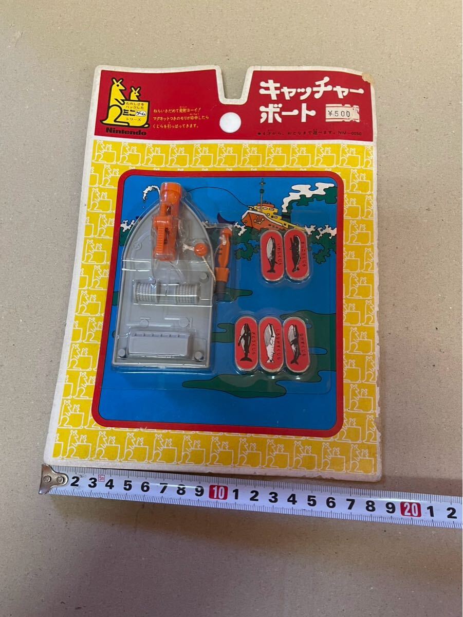 未使用 昭和レトロ レア Nintendo 任天堂 キャッチャーボート ミニゲームシリーズ アナログ ボードゲーム クジラ 玩具 おもちゃ