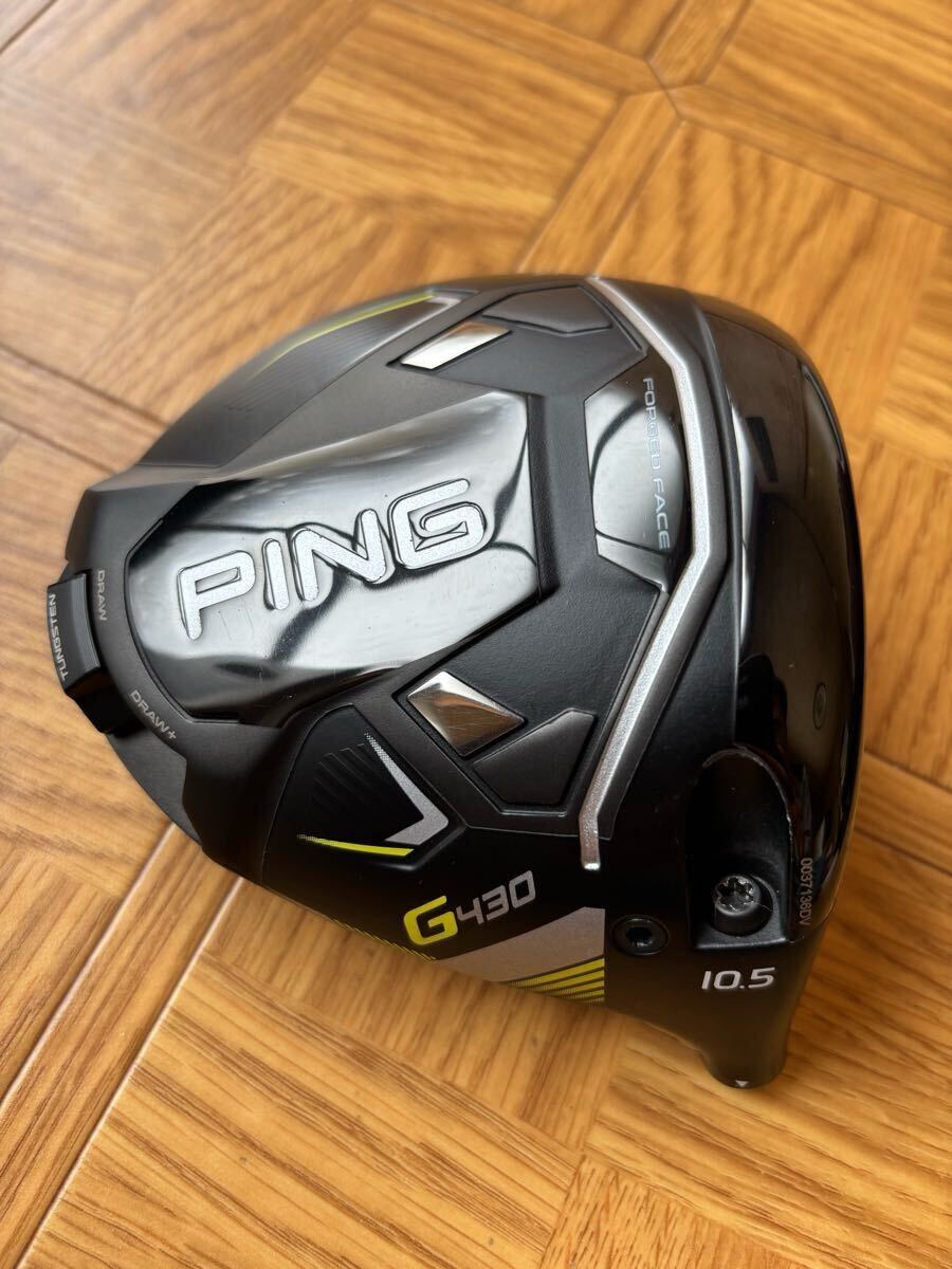 PING G430 SFT ドライバー 10.5° 美品 ヘッド単品 PING ピン G430 SFT ドライバー(10.5°)ヘッド単品 日本仕様 美品