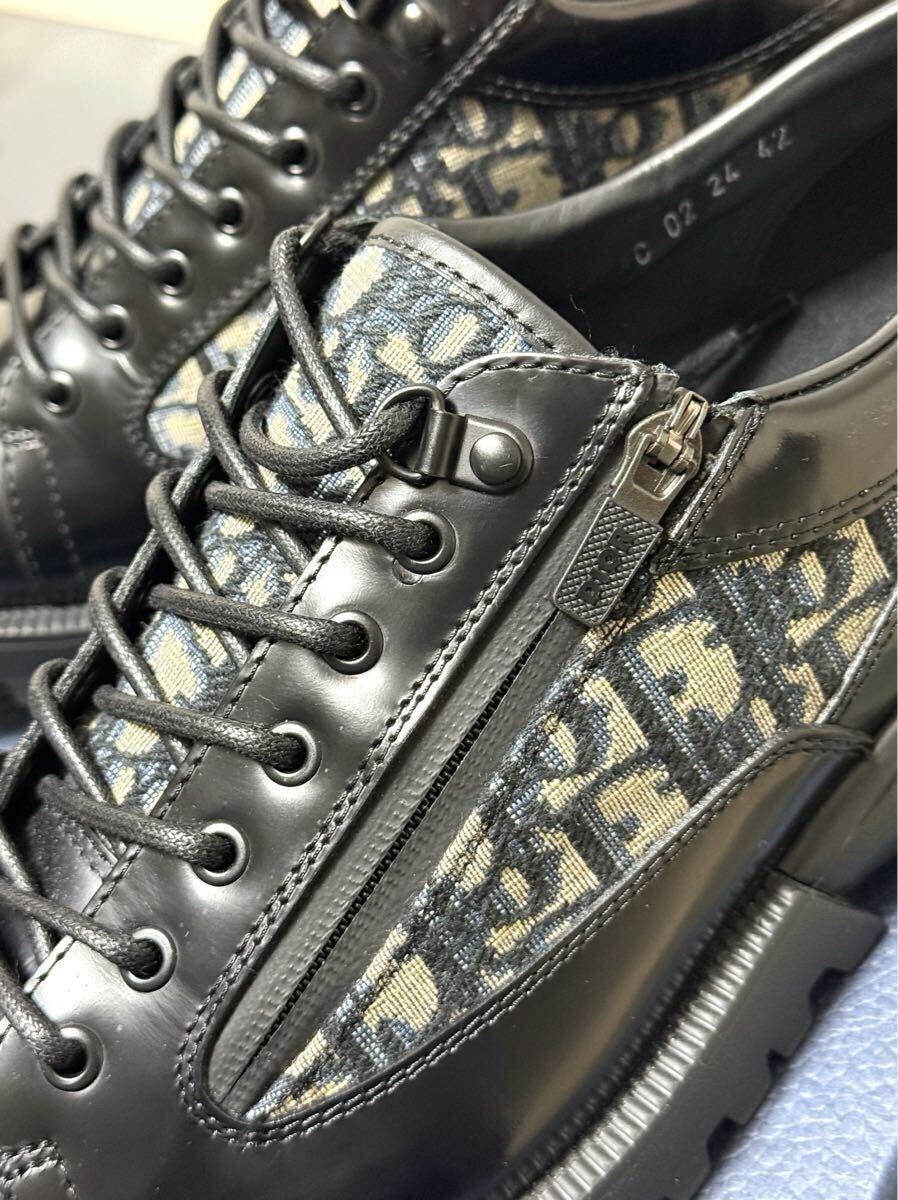 極美品】 Dior ディオール ダービーシューズ シューズ メンズ 42 極美品】 Dior ディオール ダービーシューズ シューズ メンズ 42