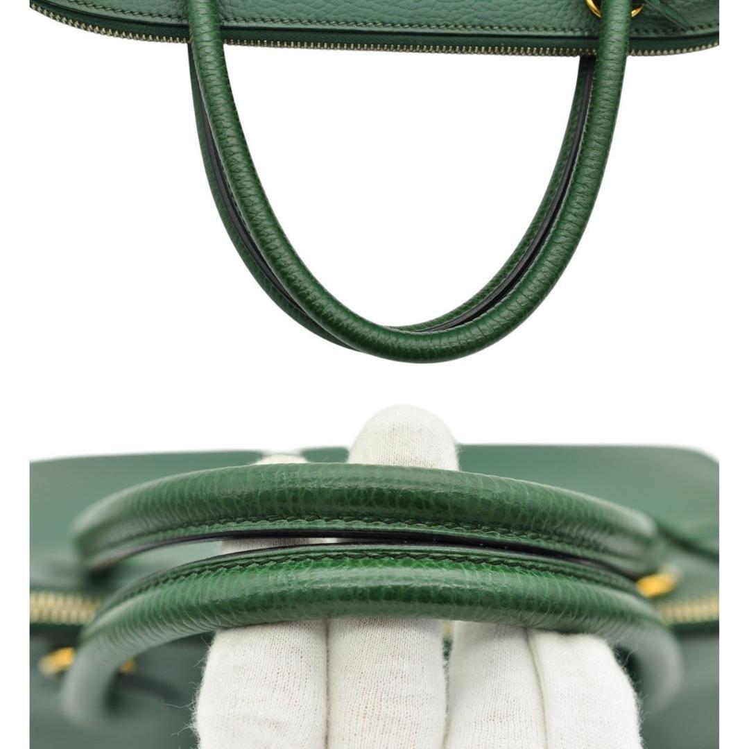 HERMES エルメス 美品 ボリード35 アルデンヌ グリーン □G刻印 HERMES エルメス 美品 ボリード35 アルデンヌ グリーン □G刻印
