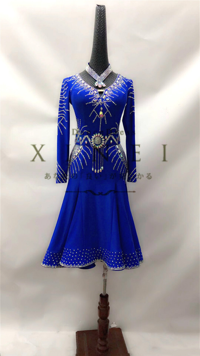 15393円 新作 社交ダンスドレス セミオーダー/ ラテンドレス 15393円 新作 社交ダンスドレス セミオーダー/ ラテンドレス