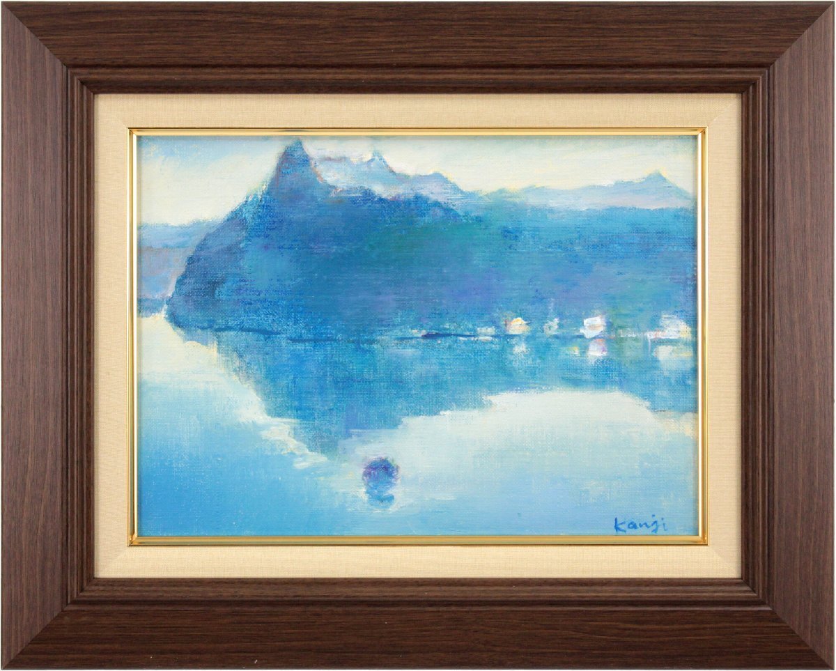 木下勘二 「摩周湖」 油絵・油彩画 絵画 - 北海道画廊