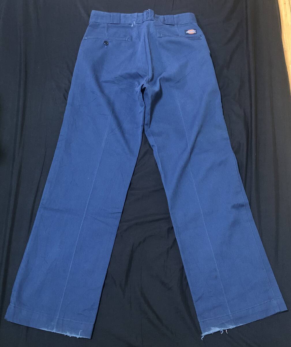 ディッキーズ　ワークパンツ　ネイビー　W30 L30 古着　Dickies_画像2