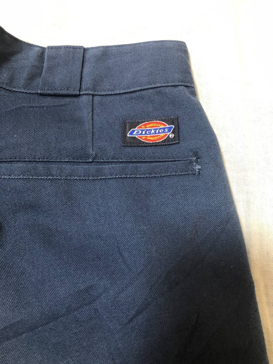 ディッキーズ　ワークパンツ　ネイビー　W30 L30 古着　Dickies_画像1