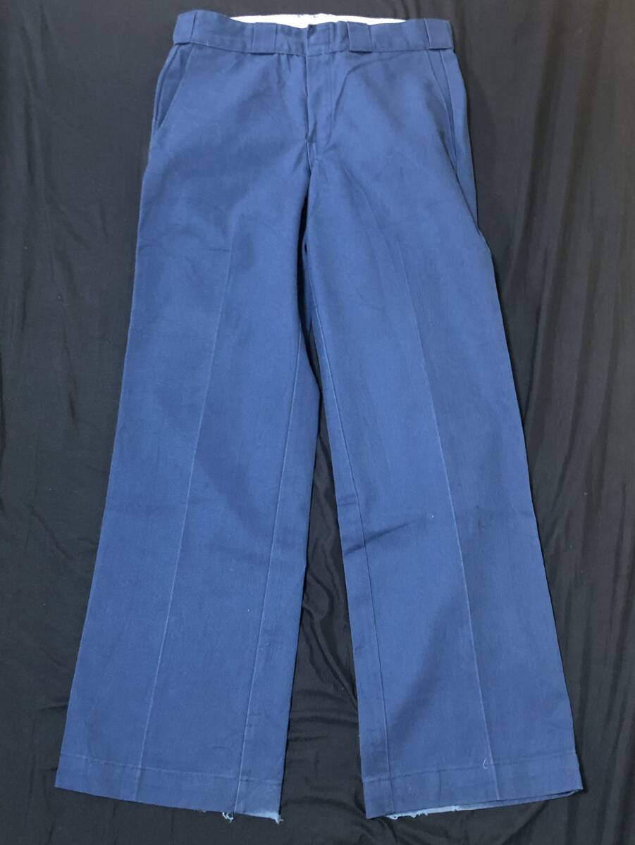 ディッキーズ　ワークパンツ　ネイビー　W30 L30 古着　Dickies_画像3