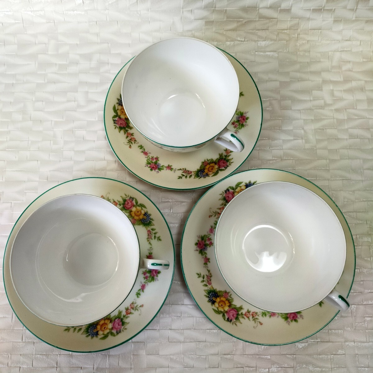 NORITAKE オールドノリタケ 日本陶器会社 ヤジロベー印 カップ NORITAKE オールドノリタケ 日本陶器会社 ヤジロベー印 カップ