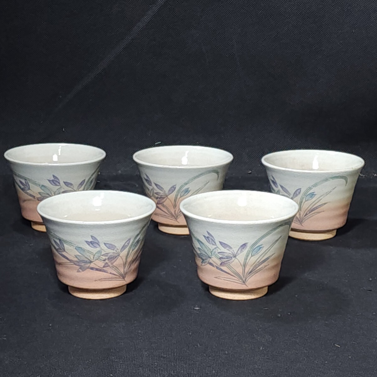 【未使用・説明書付き】萩焼 酒盃等5客セット萩陶苑作品・希少品・コレクター向け i-img1200x1200-