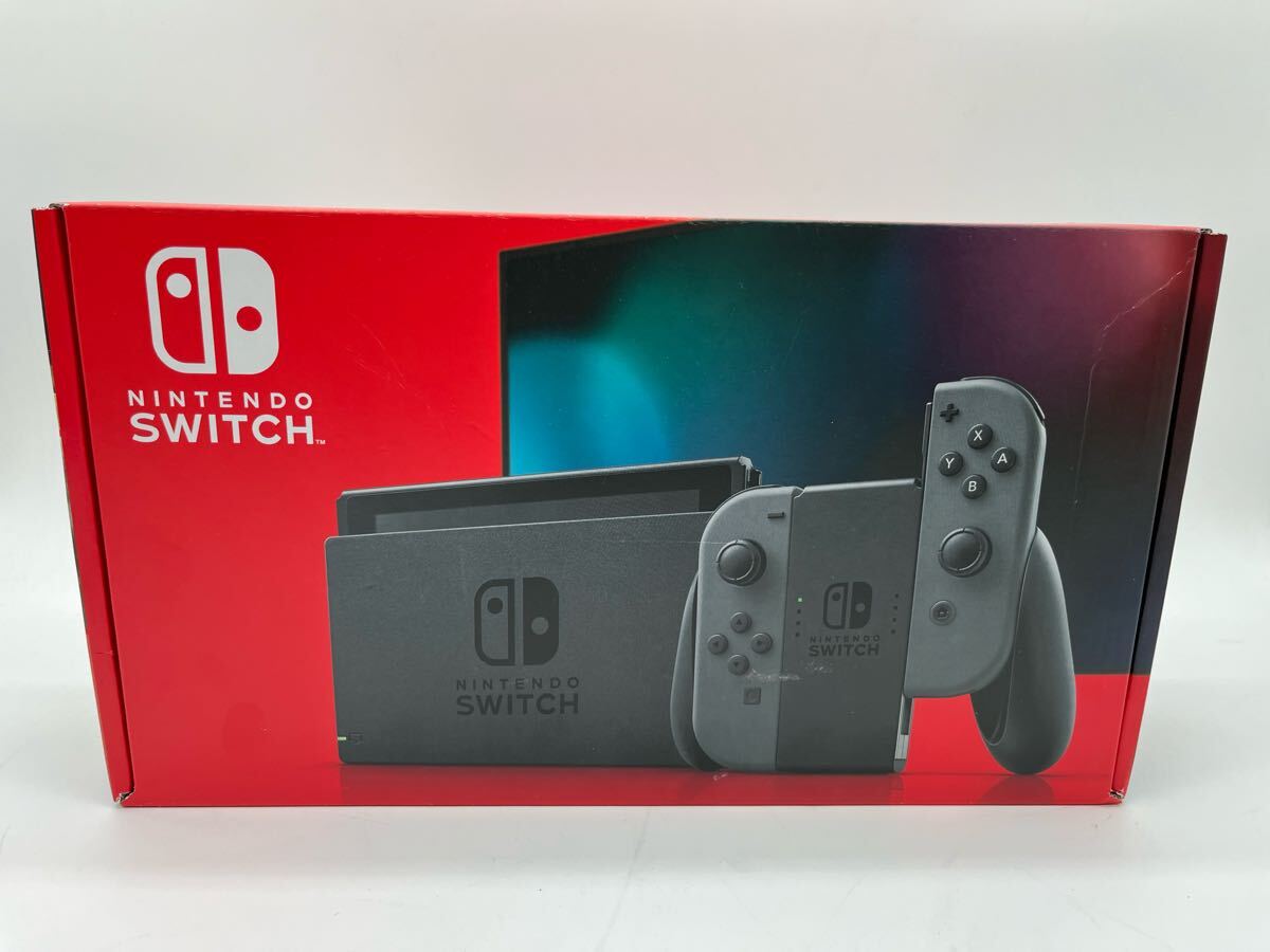 ◎ Nintendo Switch 本体 グレー HAC-001 箱付備品有