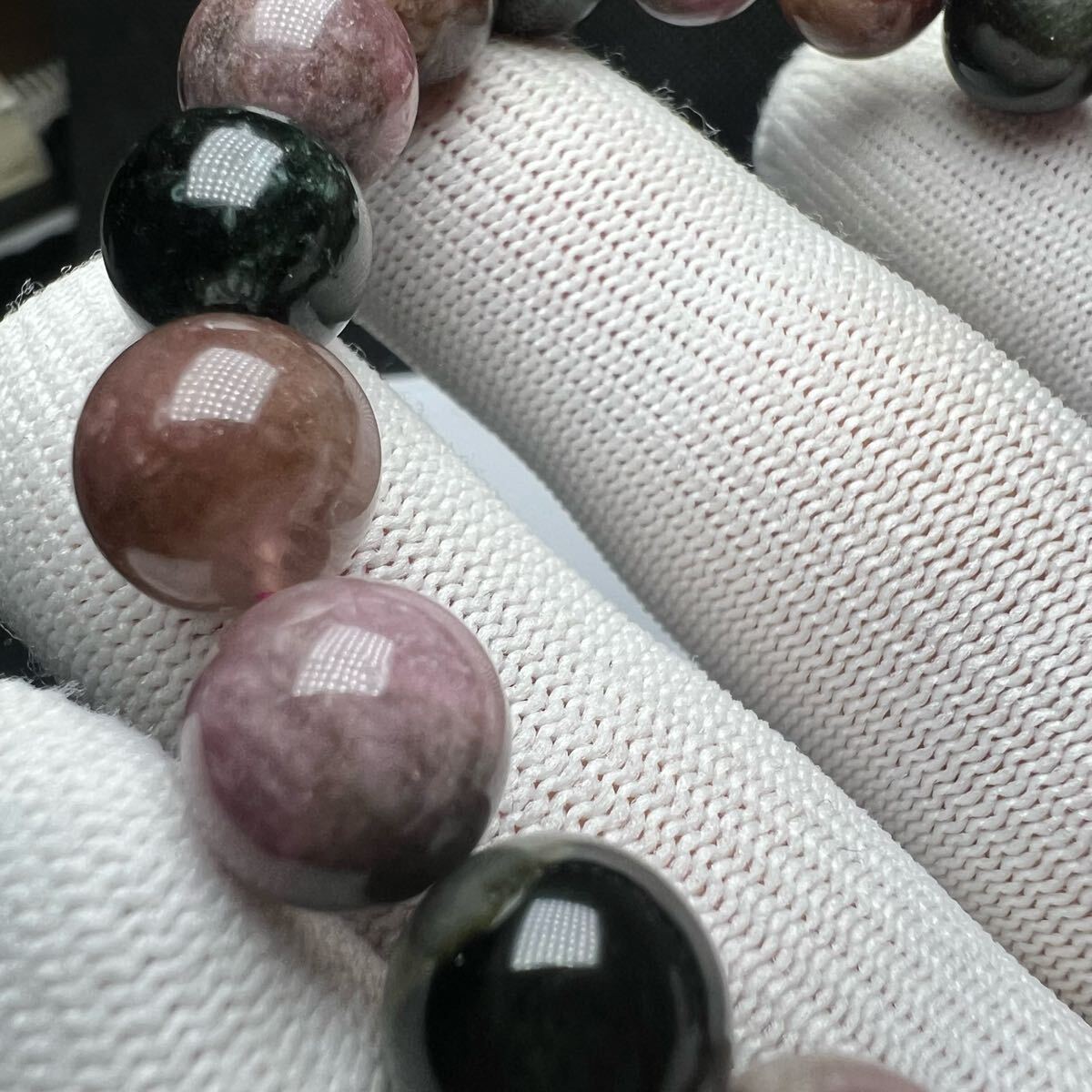 【72028】ピンクトルマリン 10mm ブレスレット 天然石_画像3