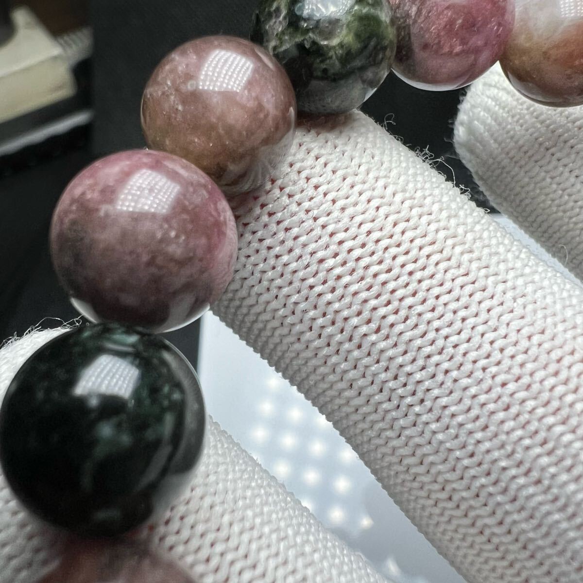 【72028】ピンクトルマリン 10mm ブレスレット 天然石_画像4