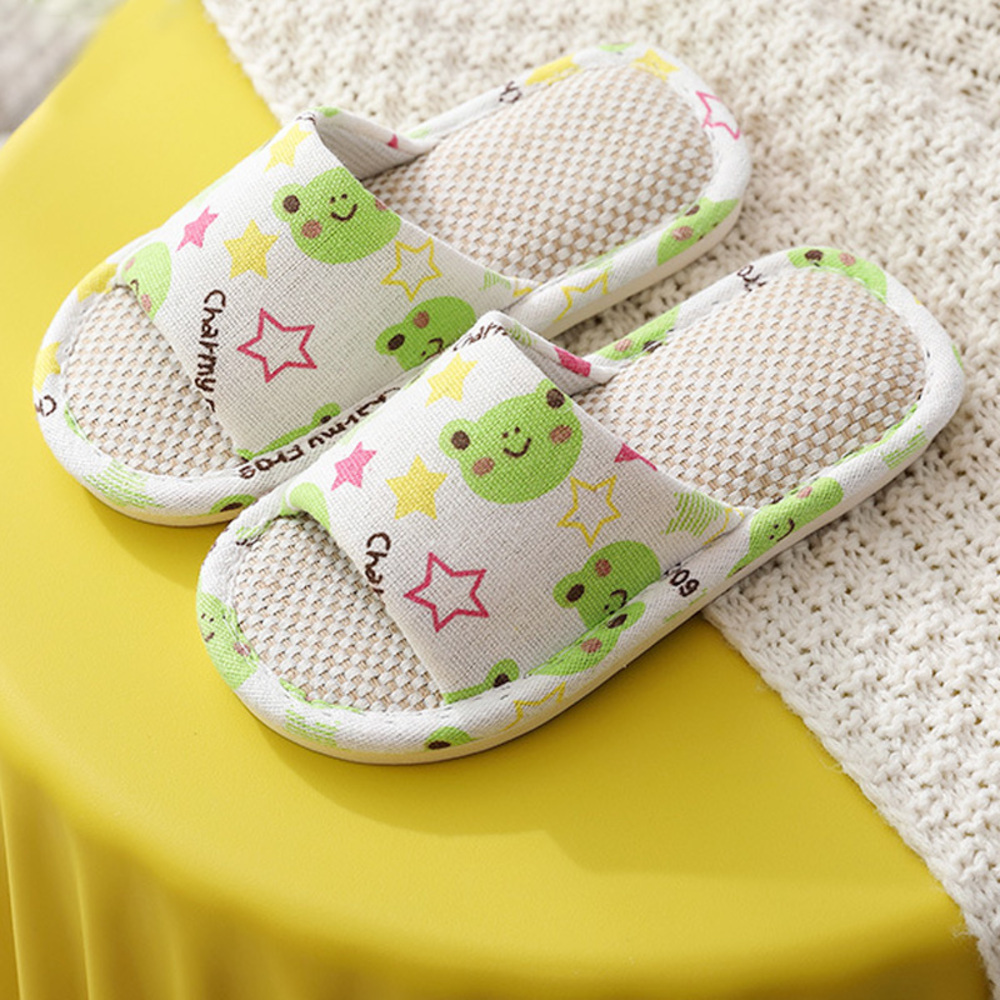 ☆ カエル ☆ 32/33(21cm) ☆ スリッパ lyslip201 子供用 スリッパ ルームシューズ 室內(nèi)履き サンダル キッズ 18 19 20 21 22 cm