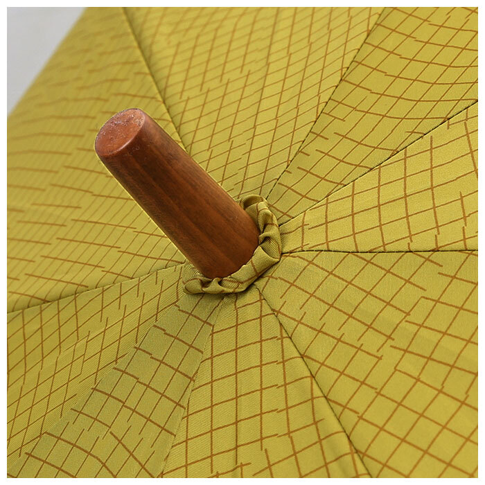 ☆ cheak/yellow ☆ 392 plus m umbrella long JUMP ジャンプ傘 392 plus m 傘 メンズ サンキューニプリュスエム 65 大きめ 長傘 65cm