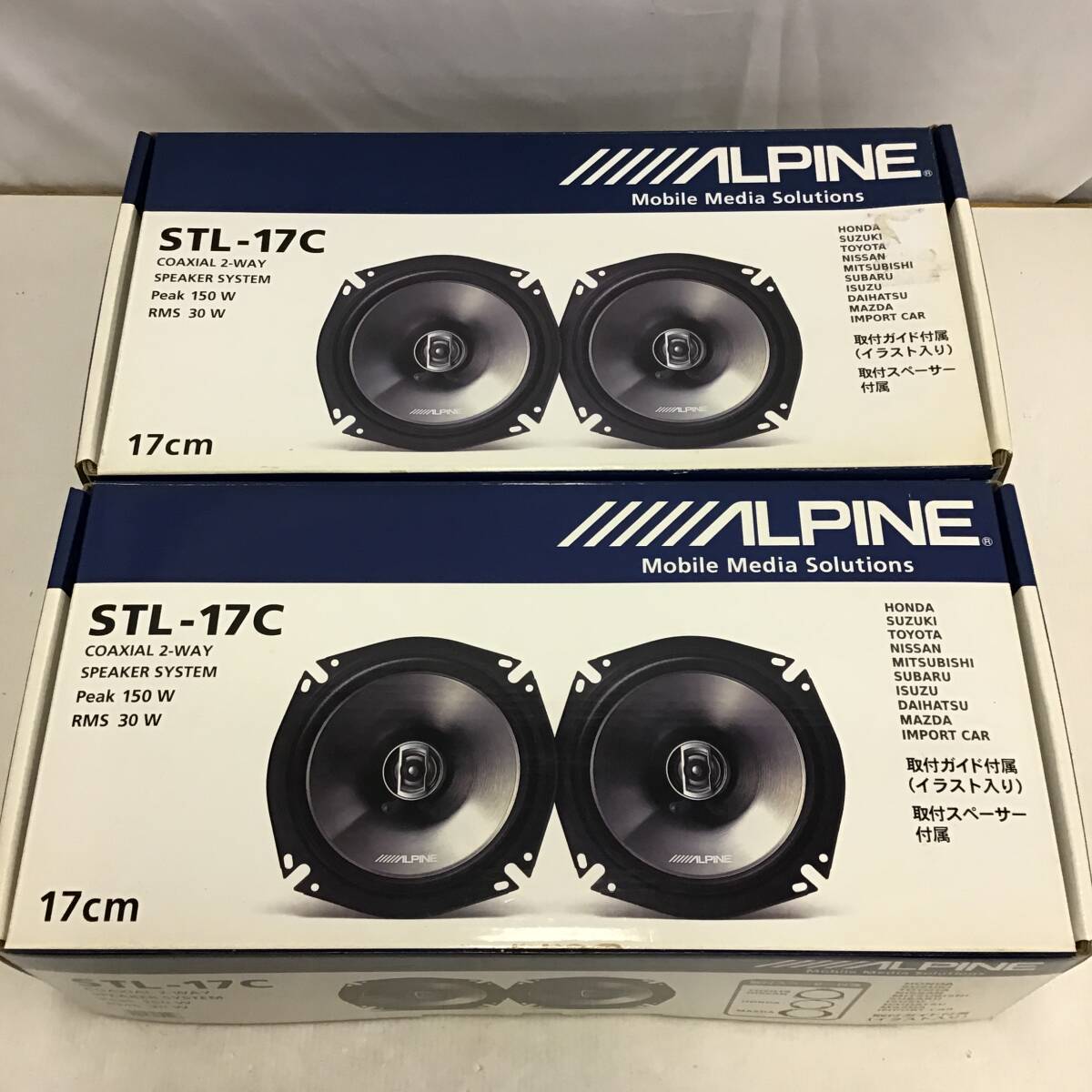 ALPINE コアキシャル スピーカー＆ツイーターセット　STL-17C 趣味のオーディオ実験室＞カーオーディオ（全般）＞§車他－11