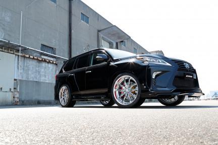 WORK LS パラゴン SUV スーパークロームメッキ SC 3PIECE 22インチ 5H150 10.5J+38 4本 110 送料無(wú)料