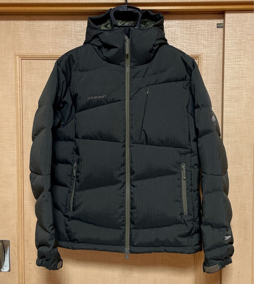 【美品】マムート ダウンジャケット Atlas Hoody Herringbone Down JKT asia L