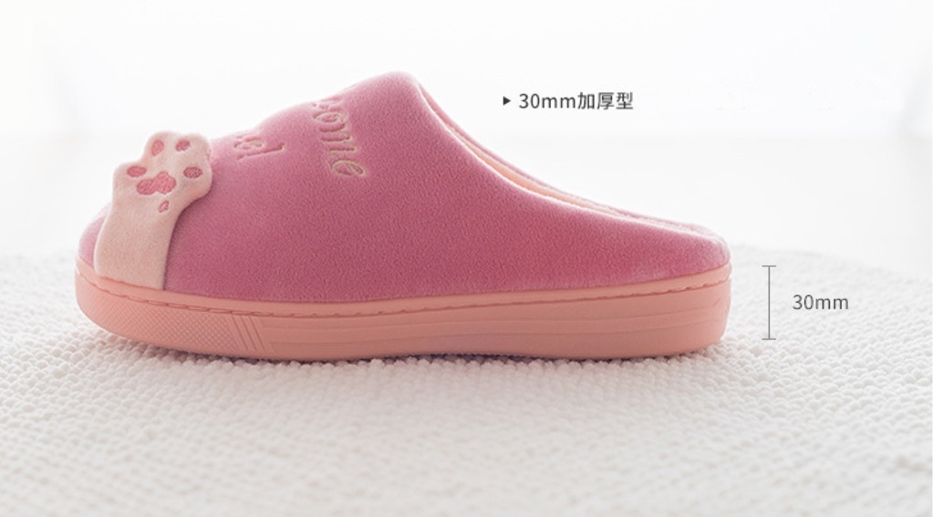 BG【ねこ】かわいい 招き猫 スリッパ 27-28cm ルームシューズ 暖かい 滑りにくい◆ブラックグレー◆_画像4