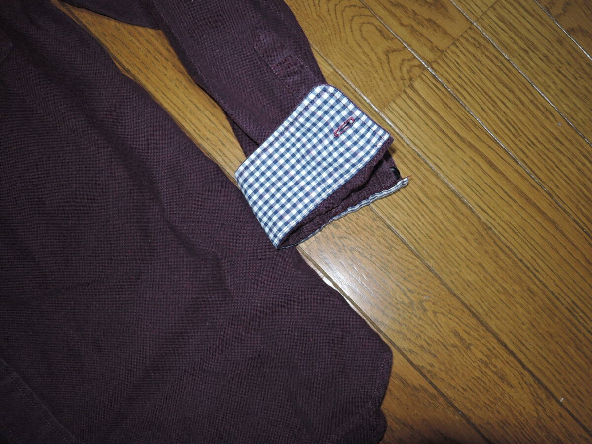 SILAS Silas рубашка с длинным рукавом M. Logo LOGO вышивка стежок Vaio Stone woshu обработка /