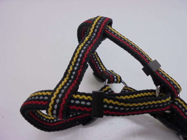 【KCM】PTO-43★未使用・保管品★岡野製作所 フラッシュライン ハーネス #15 黒 軽便タイプ 400~550mm 小型犬用 体重10kg以下_画像4