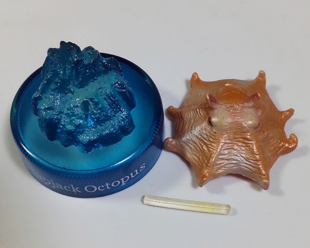 送料140円〜 メンダコ 深海生物フィギュアコレクション2 海洋堂 ボトルキャップ 検 非売品 カプセルQ アクアテイルズ 水族館立体生物図録_画像1