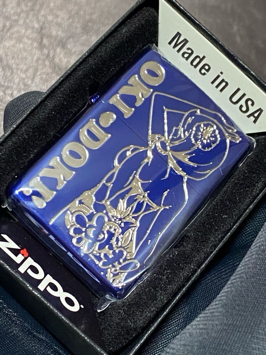 zippo 沖ドキ ! 限定品 両面刻印 希少モデル 2024年製 OKI DOKI ケース 保証書付き