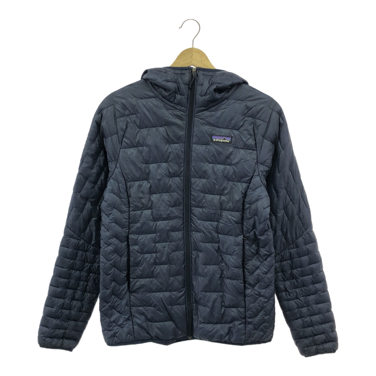 PATAGONIA　パタゴニア　18/AW　84040　WOMEN'S　MICRO　PUFF　HOODY　マイクロパフフーディ　中綿ジャケット　Sサイズ　ネイビー