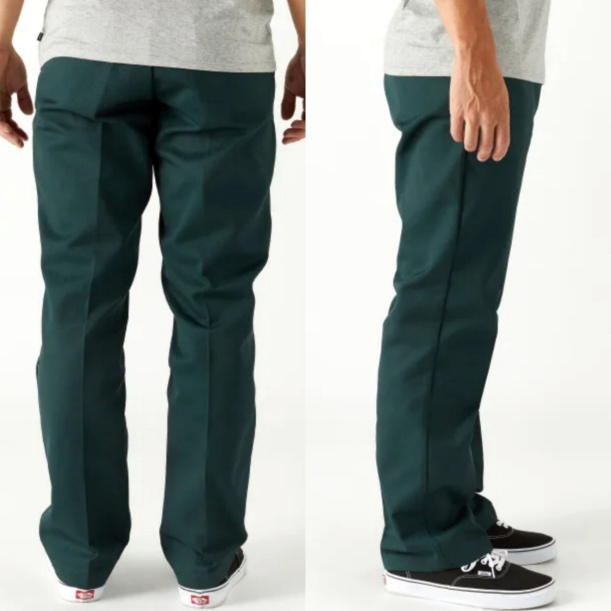 新品未使用 ディッキーズ 874 ワークパンツ GH W36×L30 Dickies USモデル チノパン ハンターグリーン 新品未使用 ディッキーズ 874 ワークパンツ W34×L30 ハンターグリーン