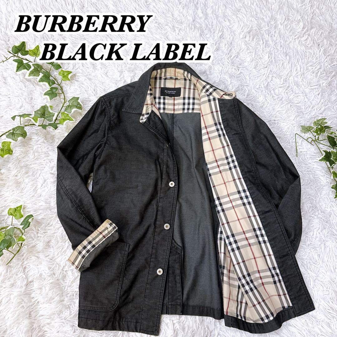 BURBERRY BLACK LABEL コーデュロイジャケット L 送料無料 BURBERRY BLACK LABEL バーバリー ブラック レーベル