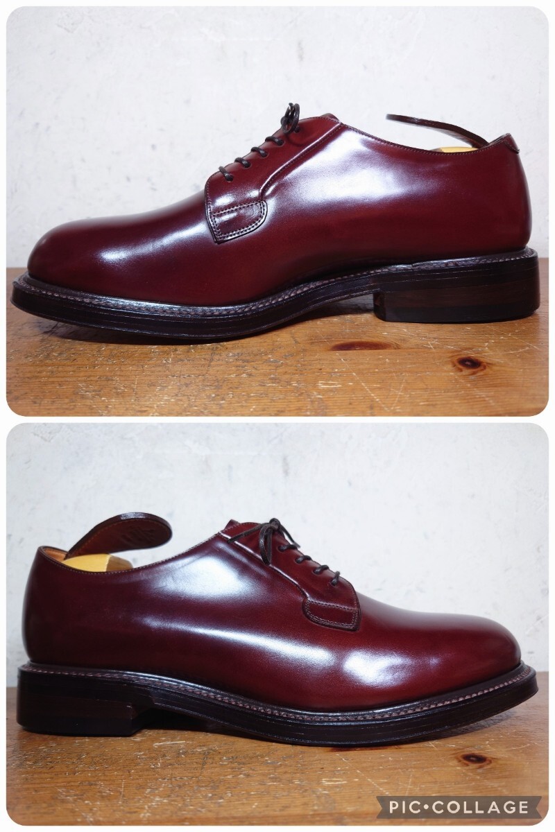 美品✨宮城興業 和創良靴 プレーントゥ バーガンディ 25.5㎝ 美品✨宮城興業 和創良靴 プレーントゥ バーガンディ 25.5