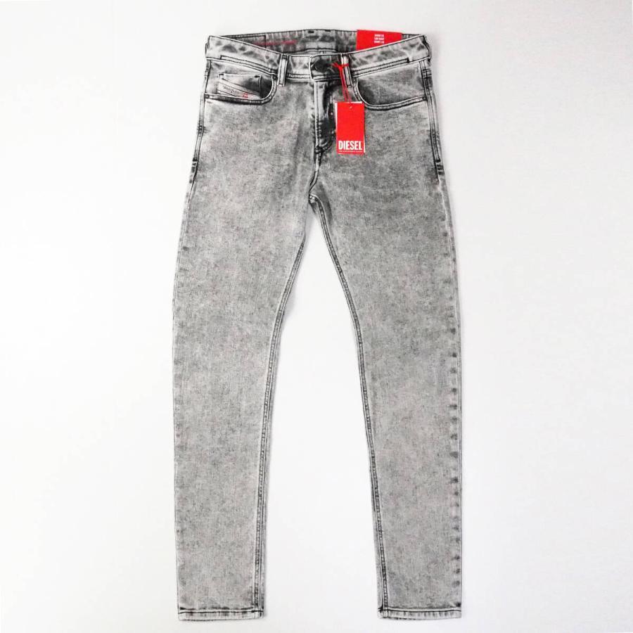 新品正規(guī)品 DIESEL ディーゼル SLEENKER 09D89 メンズ スキニー ストレッチ デニム ブリーチウォッシュ グレー デニム W31