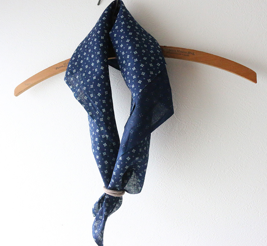 OLD INDIGO CALICO индиго * ткань Cara ko античный 1850 ~ 1890 годы ( поиск RRL STIFEL WABASH ) Vintage 