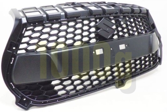 【スズキ純正新品】SUZUKI 未使用品 ★超希少品★ スイフトスポーツ ZC33S フロント バンパー グリル ブレーキサポートカメラ付 カーボン調_画像1