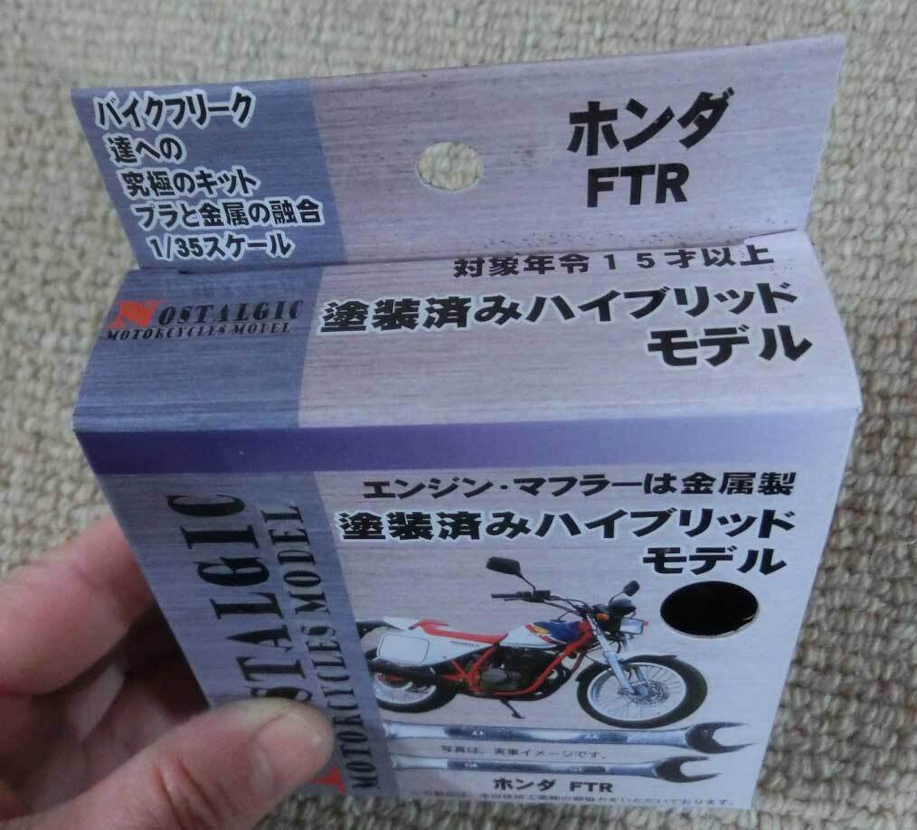 !_Nostalgic Motorcycles Model Honda FTR250 пластиковая модель 1/35 Classic мотоцикл RE085241rez редкость 